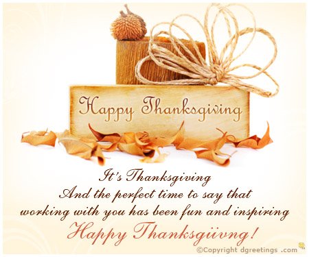 Happy Thanksgiving Card Wishes
