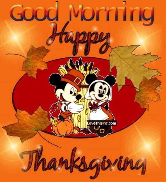 Good Morning Thanksgiving day Image