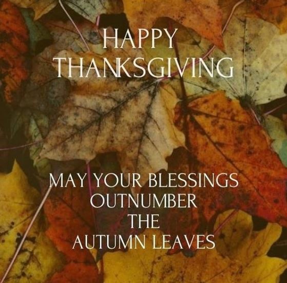Happy Thanksgiving Blessings Image