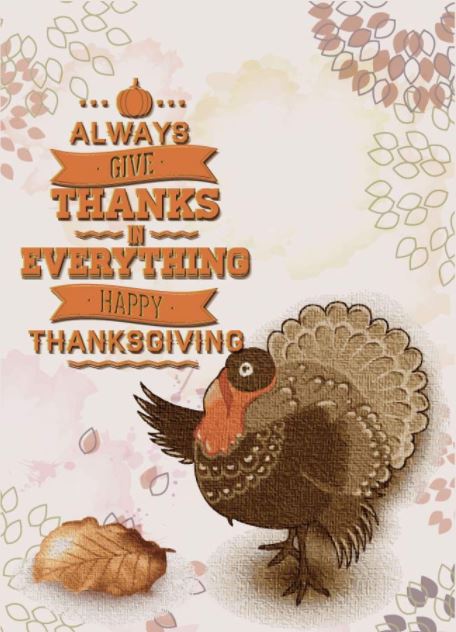 Happy Thanksgiving Greetings Wishes to Clients, Employees, Coworkers