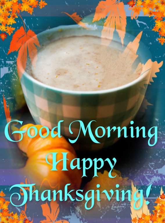 Morning Thanksgiving Coffee Image