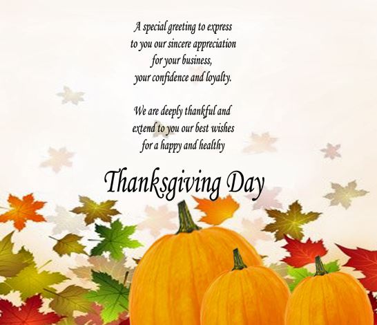 Thanksgiving Cards Wishes